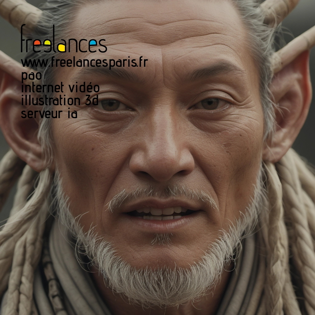 Pao mise en page internet vidéo illustration 3d serveur IA générative AI freelance paris studio de création magazines 8lf6laf0